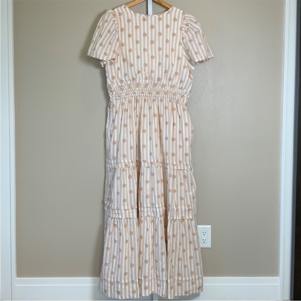 NWT! Anthropologie The Somerset Embroidered Floral Maxi Dress - Size XL ⏰ - Picture 5 of 5